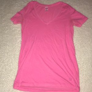 Pink vneck